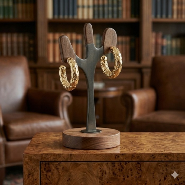 GWEN Dokulu Halka Küpe